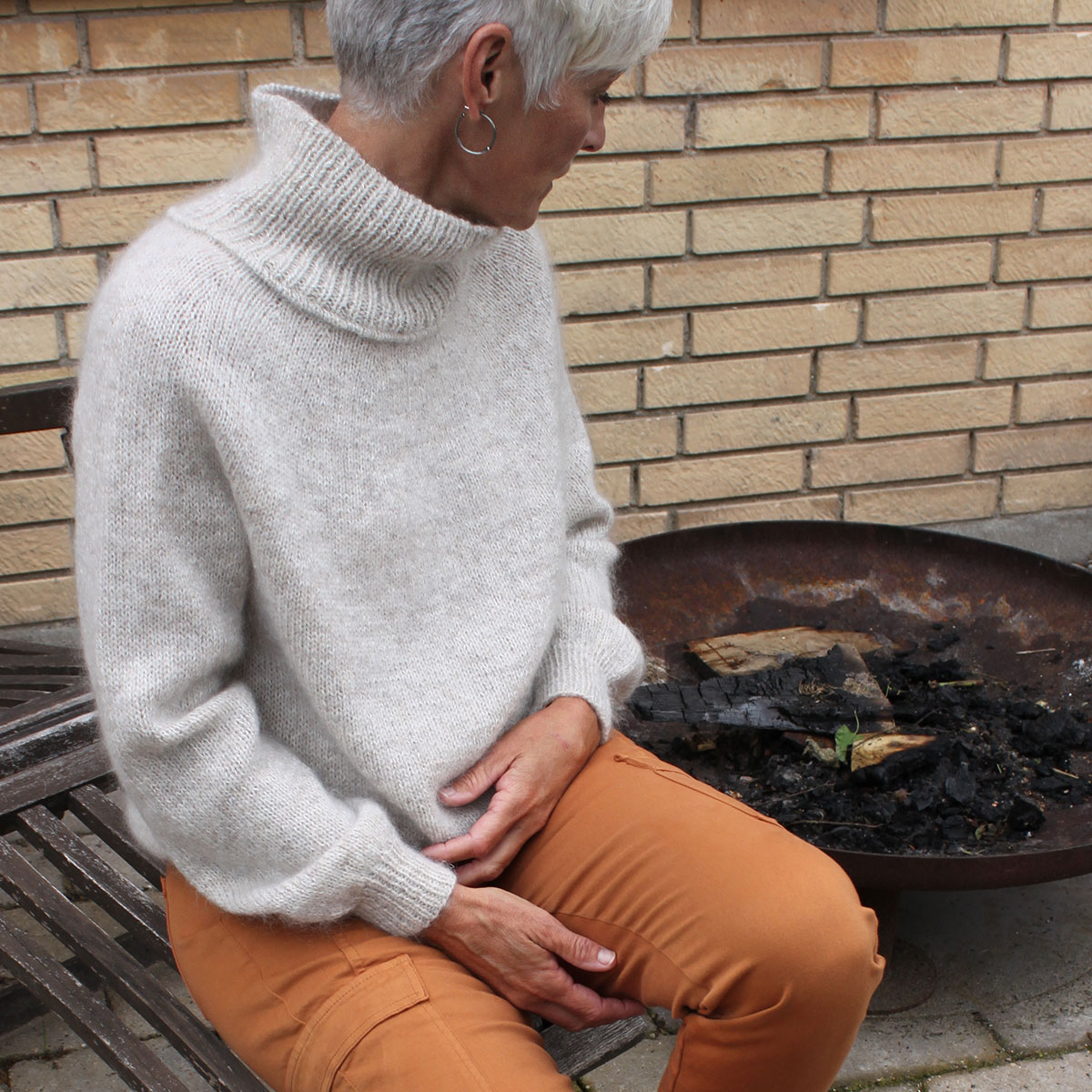 Luksus sweater - - Designer Sanne Fjalland