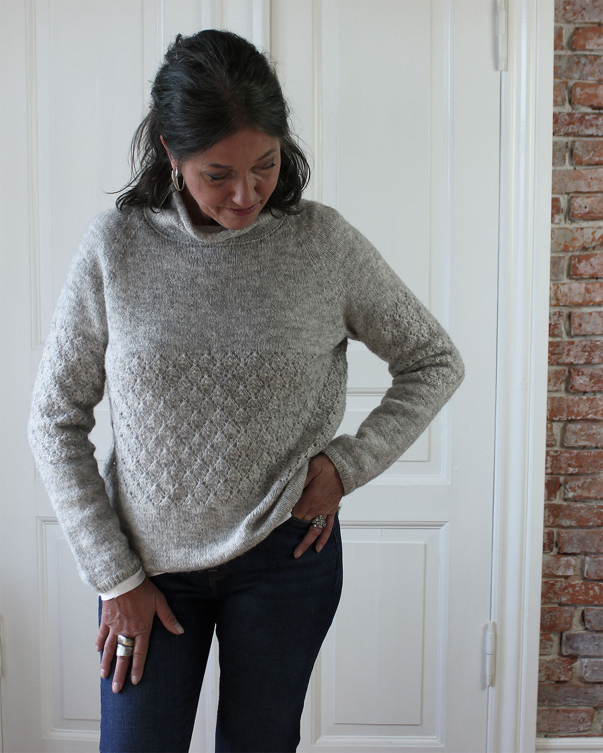 Leaf sweater - KIT Designer Sanne Fjalland